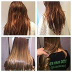 Detox - Désintoxication des cheveux et réduction du volume : Lot de 3 pièces - Perruque naturelle