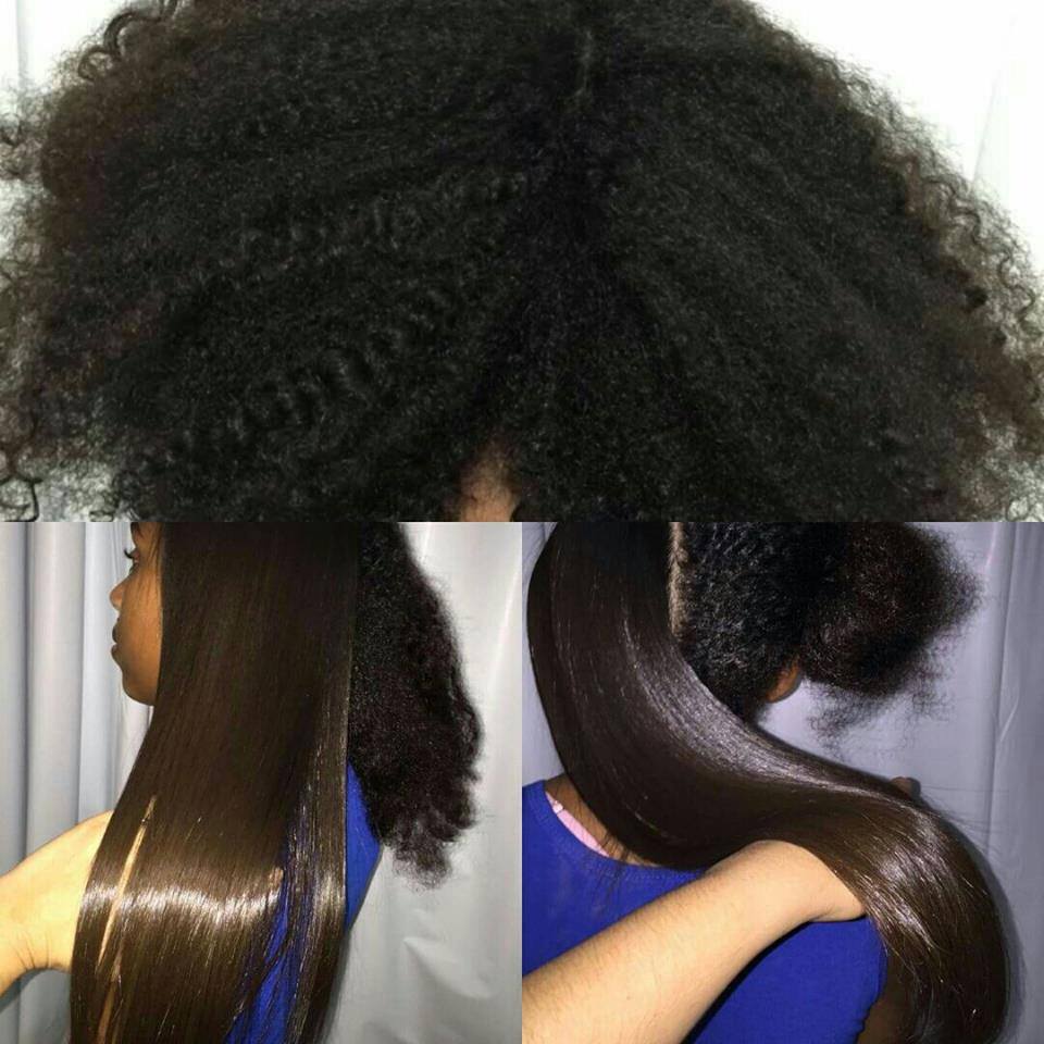 Detox - Désintoxication des cheveux et réduction du volume : Lot de 3 pièces - Perruque naturelle