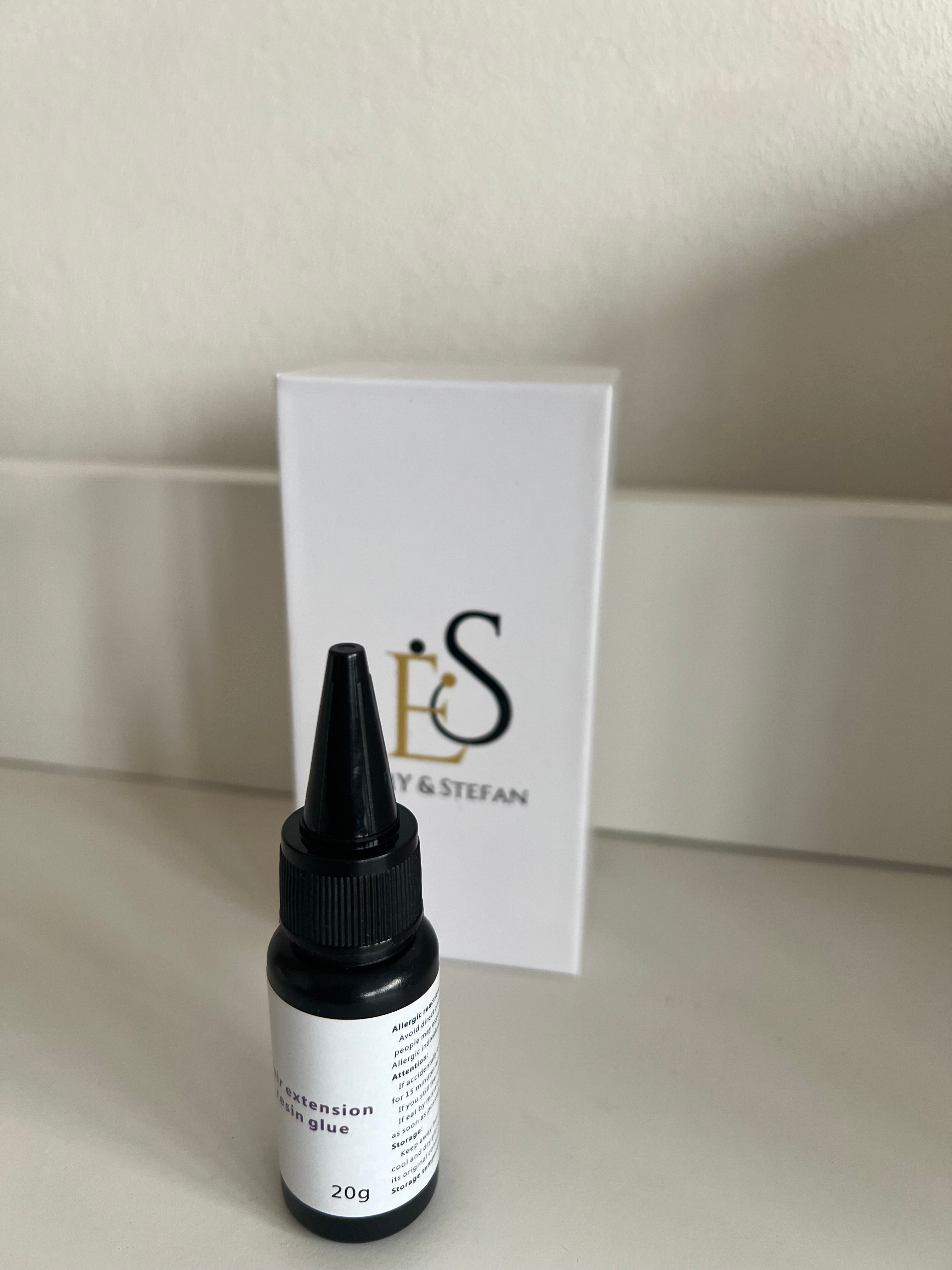 Colle à résine ES pour extension de cheveux UV - Perruque naturelle