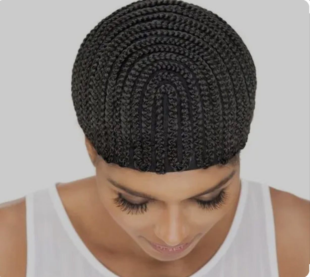 Bonnet tressée pour montage de perruque - Perruque naturelle