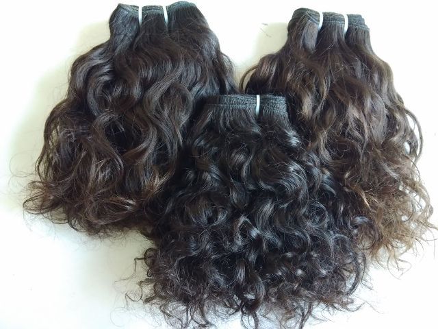 Tissages courts grosses belles boucles naturelles - d'origine de Macapa - Perruque naturelle