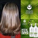 Grand kit soin traitant - 1 litre (2 pc : Shampoing + Baume restructurante) - Perruque naturelle
