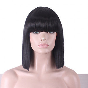 Perruque Brésilienne avec frange en closure - Esmeralda - Perruque naturelle