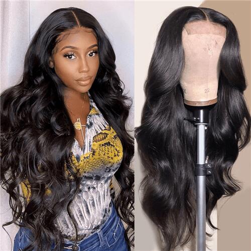Perruque closure lace valentina - Cheveux humains vierges ondulés - Perruque naturelle
