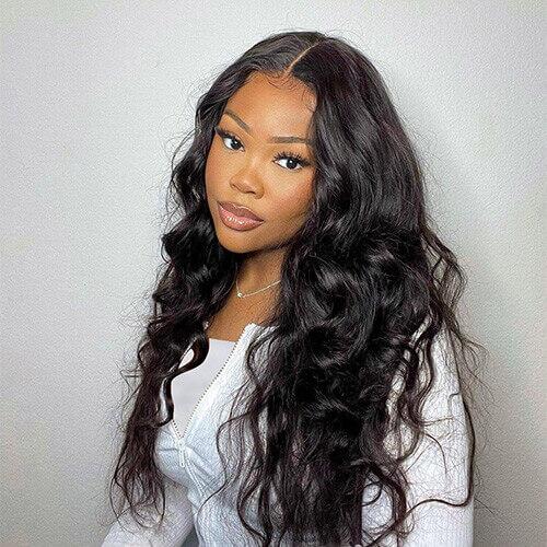 Perruque closure lace valentina - Cheveux humains vierges ondulés - Perruque naturelle