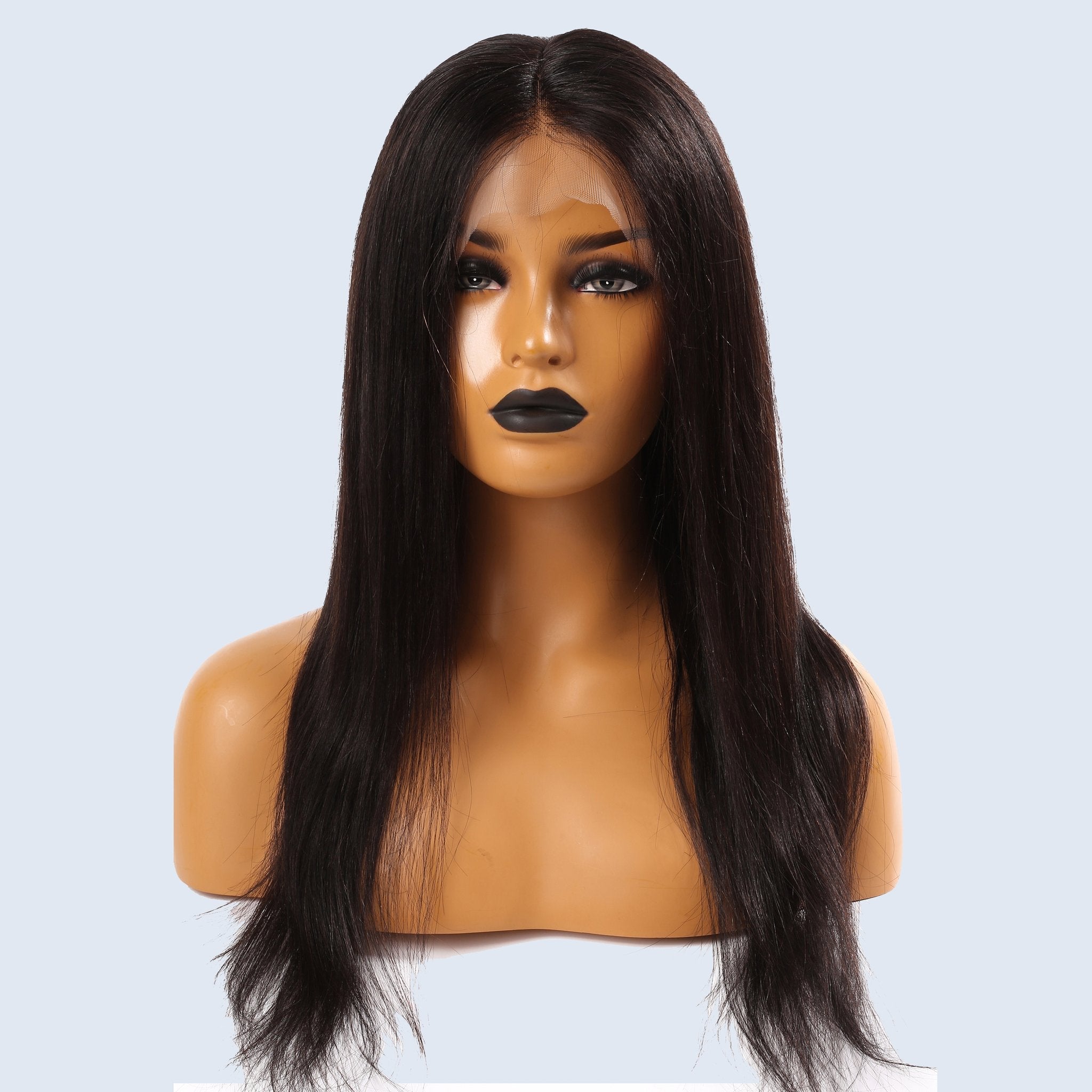 Top closure perruque - Cheveux indiens - lisse Jana - Perruque naturelle